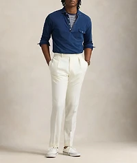 Indigo-Dyed Cotton Polo