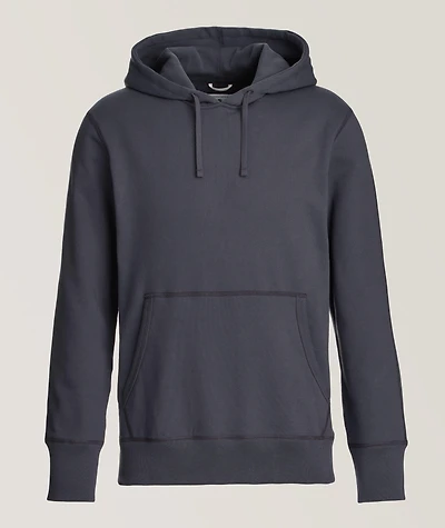 Slim-Fit Terry Cotton Hooded Sweater