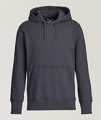 Slim-Fit Terry Cotton Hooded Sweater