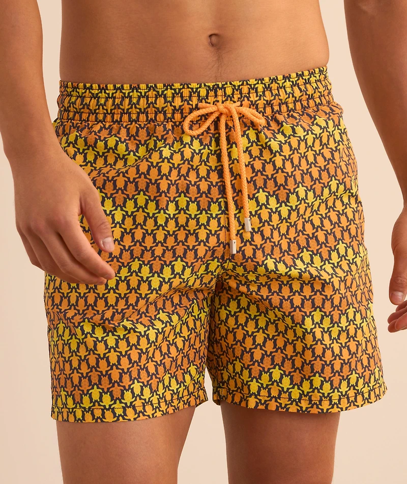 Herringbone Turtles Swim Shorts