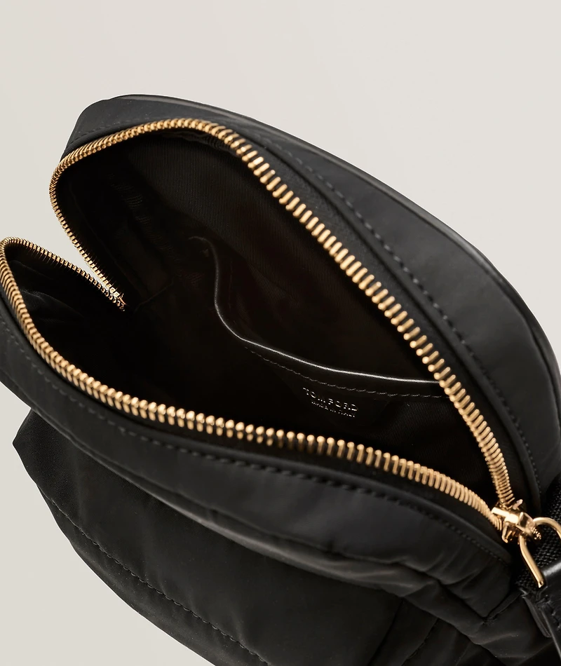 Recycled Nylon Mini Messenger Bag 