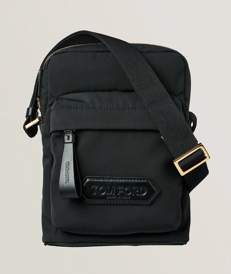 Recycled Nylon Mini Messenger Bag 