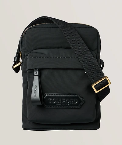 Recycled Nylon Mini Messenger Bag 