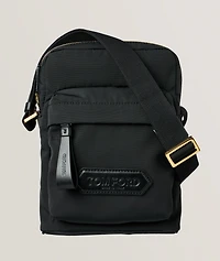 Recycled Nylon Mini Messenger Bag 