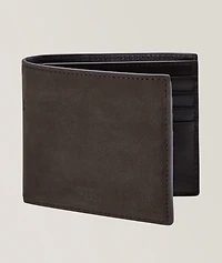 Nubuck Leather T-Line Bifold Wallet 