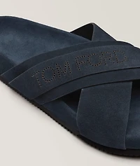 Suede Criss-Cross Sandals