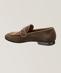 Liam Chain Suede Loafers