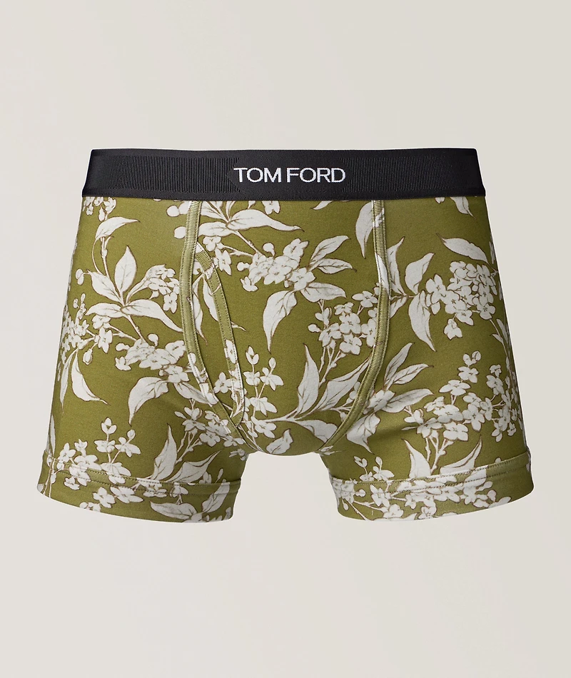 Keith Floral Stretch-Cotton Boxers