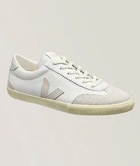 Volley Suede & Leather Wingtip Sneakers