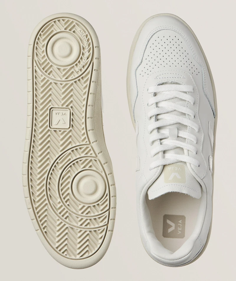 V-90 Leather Court Sneakers