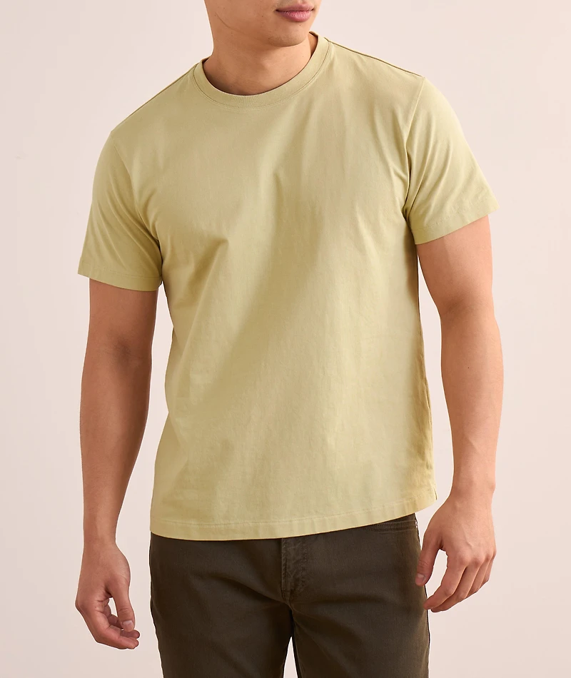 Cotton Logo Crewneck T-Shirt