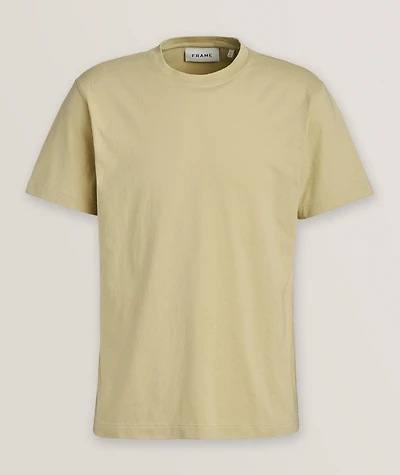 Cotton Logo Crewneck T-Shirt