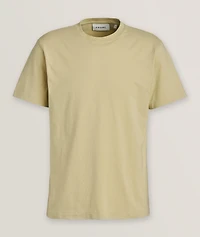 Cotton Logo Crewneck T-Shirt
