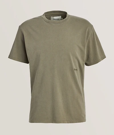 Cotton Embroidered Logo T-Shirt