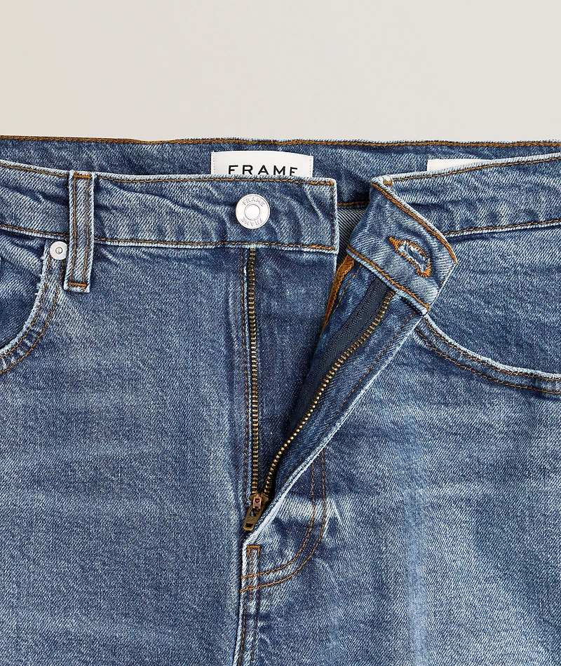 Modern Straight Stretch-Cotton Jeans