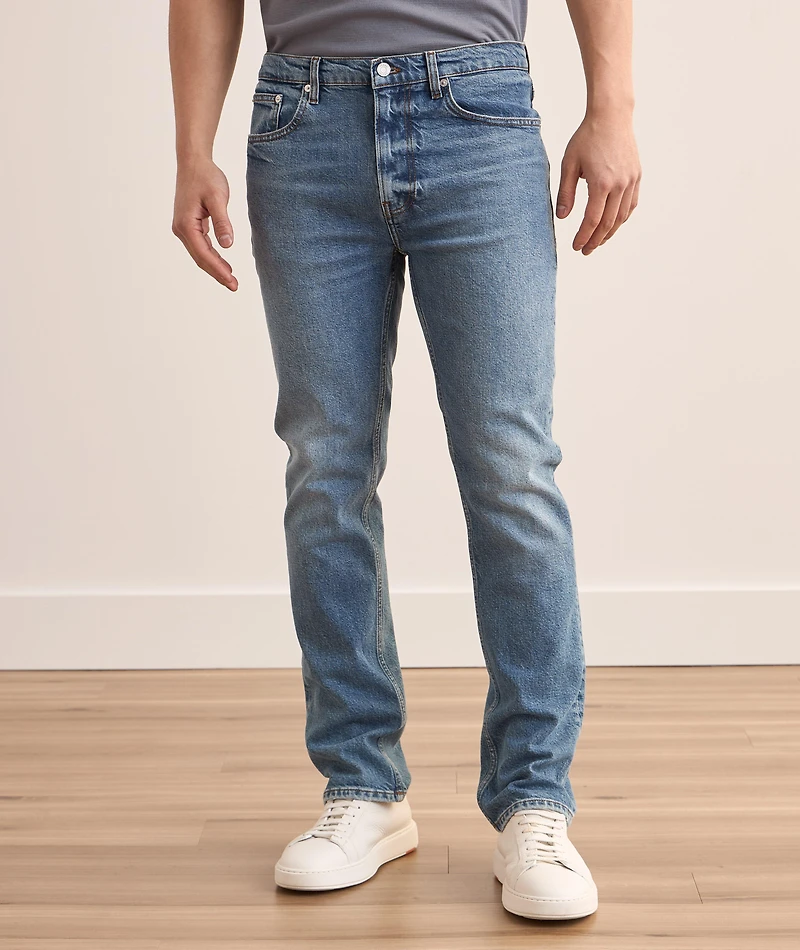 Modern Straight Stretch-Cotton Jeans