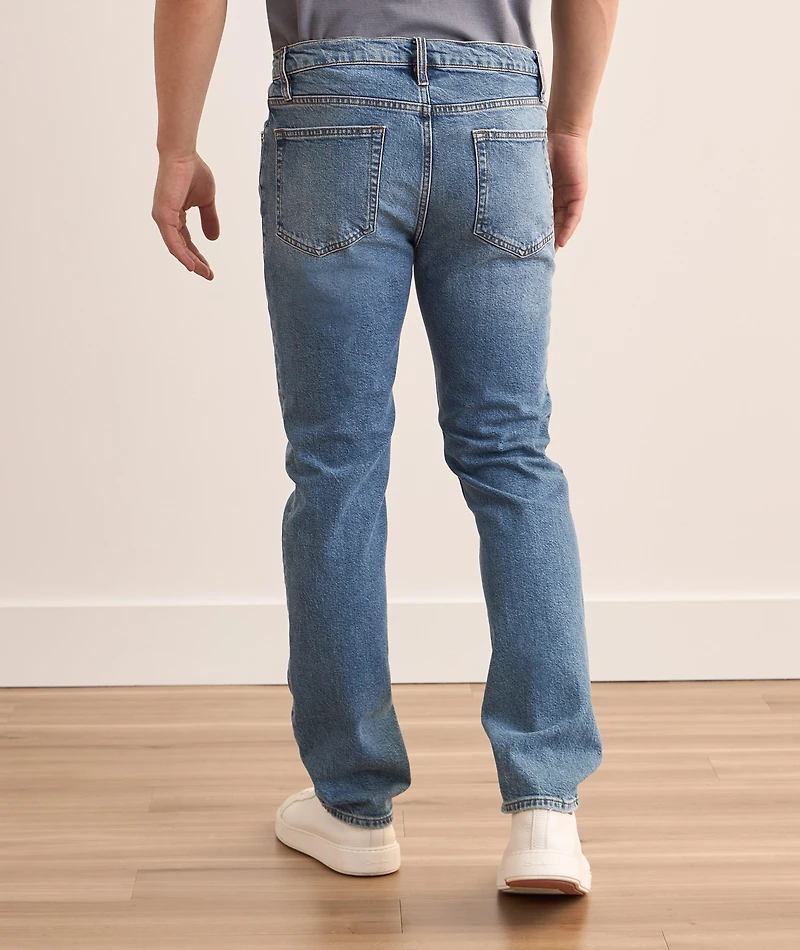Modern Straight Stretch-Cotton Jeans