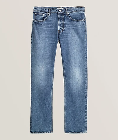 Modern Straight Stretch-Cotton Jeans