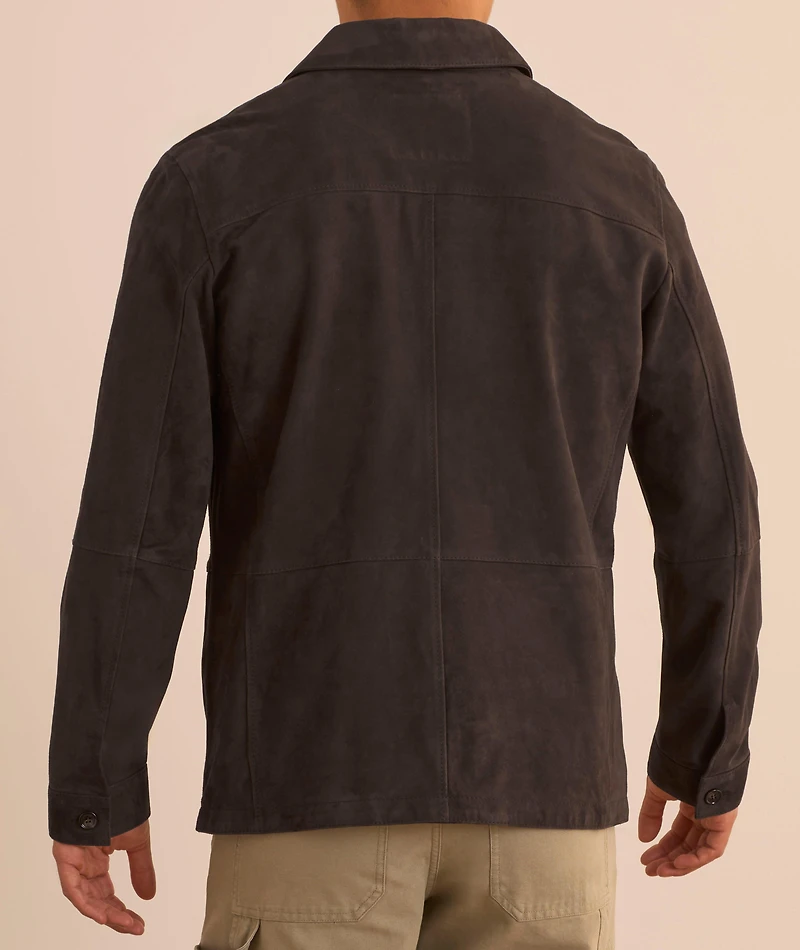 Suede Overshirt