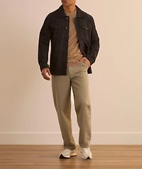 Suede Overshirt