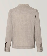 Linen-Wool Overshirt