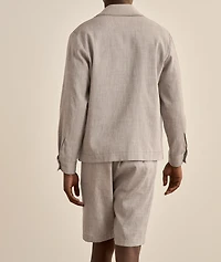 Linen-Wool Overshirt