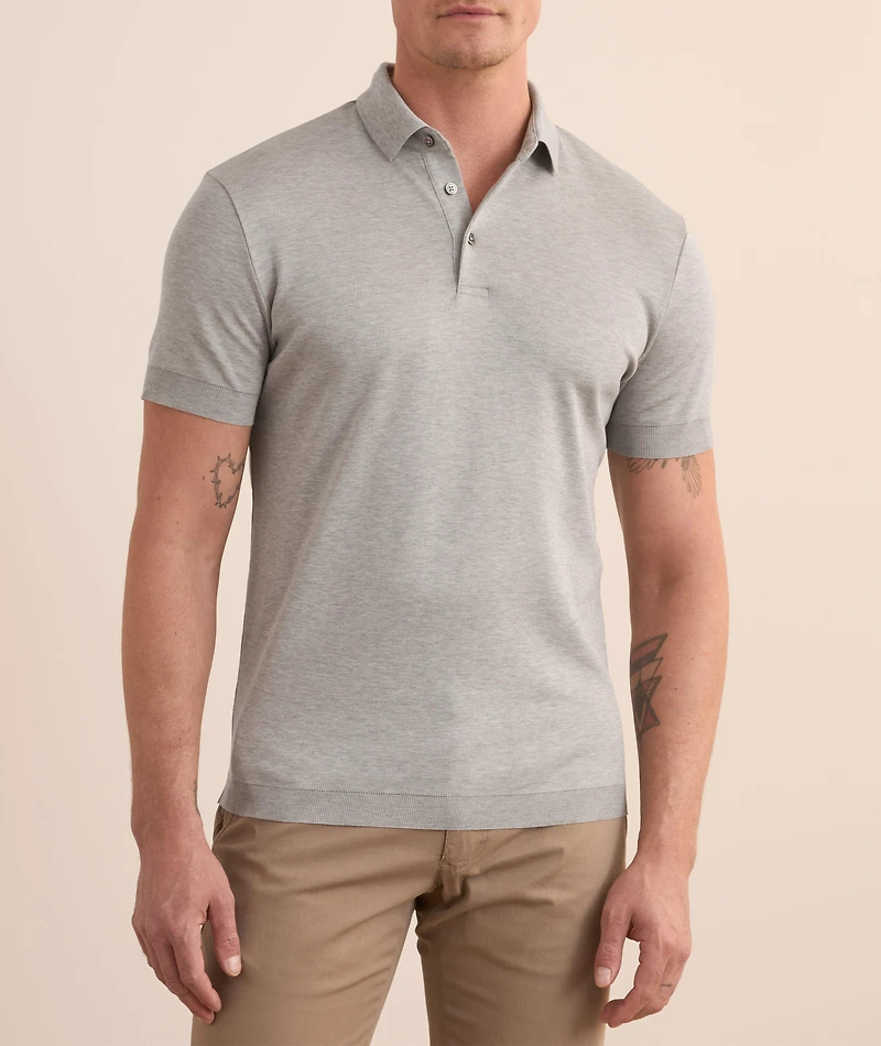 Cotton Knit Polo