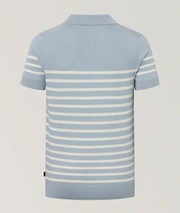 Lindo Stripe Cotton Knit Polo