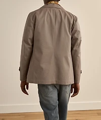 Cabos Cotton Twill Double-Breasted Peacoat
