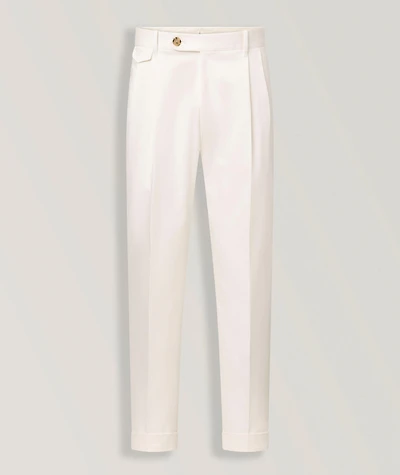 Sapo Stretch-Cotton Pleated Pants