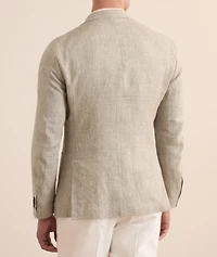 Checked Linen Sport Jacket