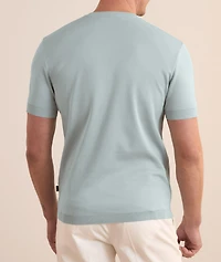 Cotton Knit Crewneck T-Shirt