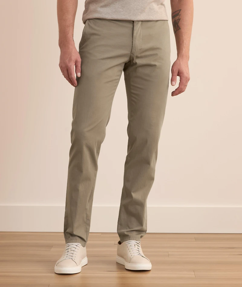 Stretch-Cotton Slim Pants