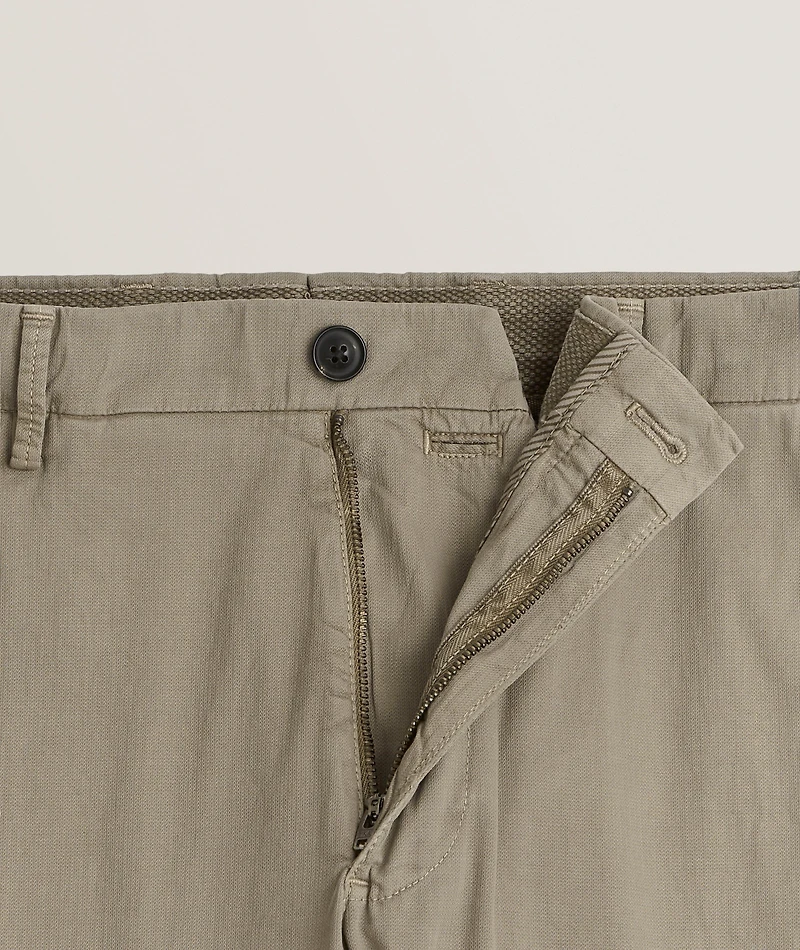 Stretch-Cotton Slim Pants