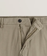 Stretch-Cotton Slim Pants