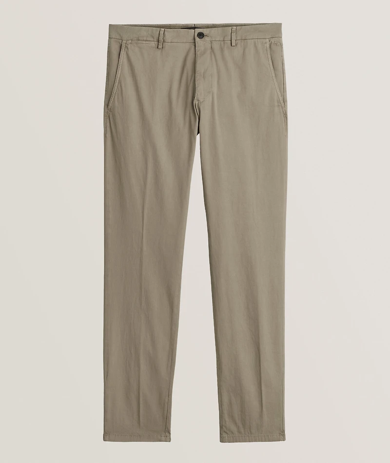 Stretch-Cotton Slim Pants