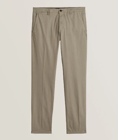 Stretch-Cotton Slim Pants