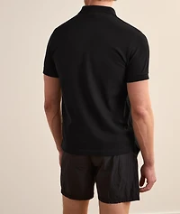 Logo Badge Stretch-Cotton Polo