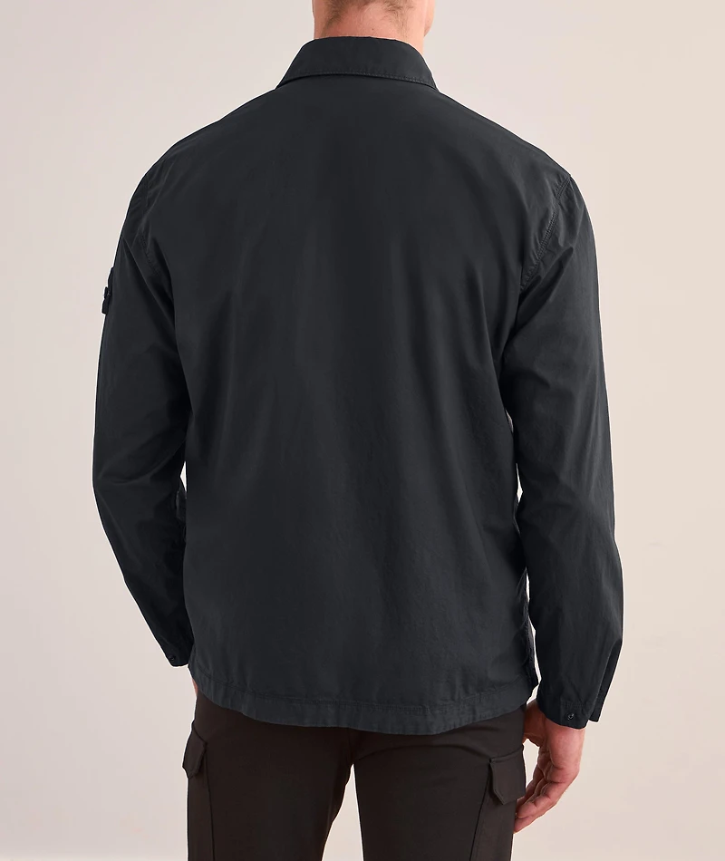 Tela Stretch-Cotton Overshirt