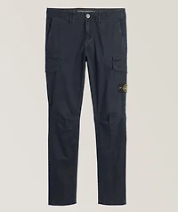 Stretch-Cotton Cargo Pants