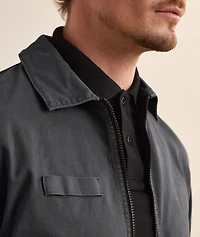 Cotton Zipper Overshirt