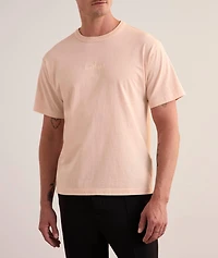 Embroidered Logo Crewneck T-Shirt