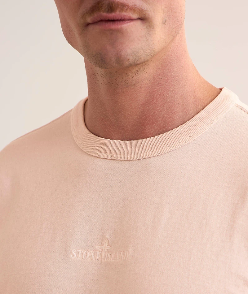 Embroidered Logo Crewneck T-Shirt