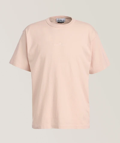Embroidered Logo Crewneck T-Shirt
