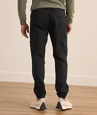 Stretch-Cotton Cuffed Cargo Pants