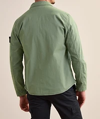 Stretch-Cotton Twill Overshirt