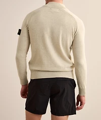 Wool Mock Neck Sweater