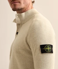 Wool Mock Neck Sweater