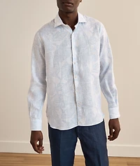 Floral Print Linen Shirt