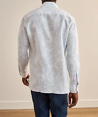 Floral Print Linen Shirt
